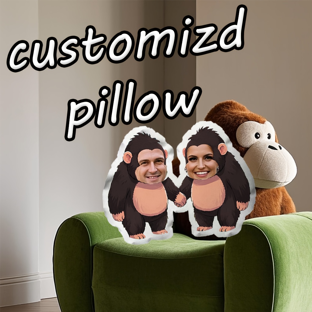 Home Textiles Group - Cuscino Personalizzato con Foto Stampata, Ritratto