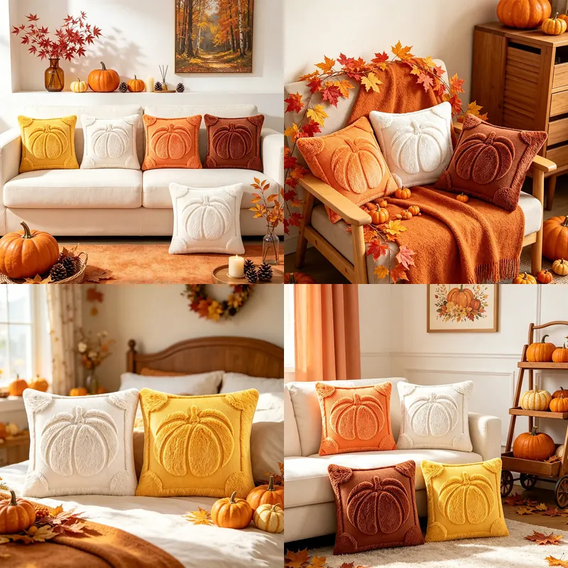 Home Textiles Manufacturer - Fodera per cuscino a forma di