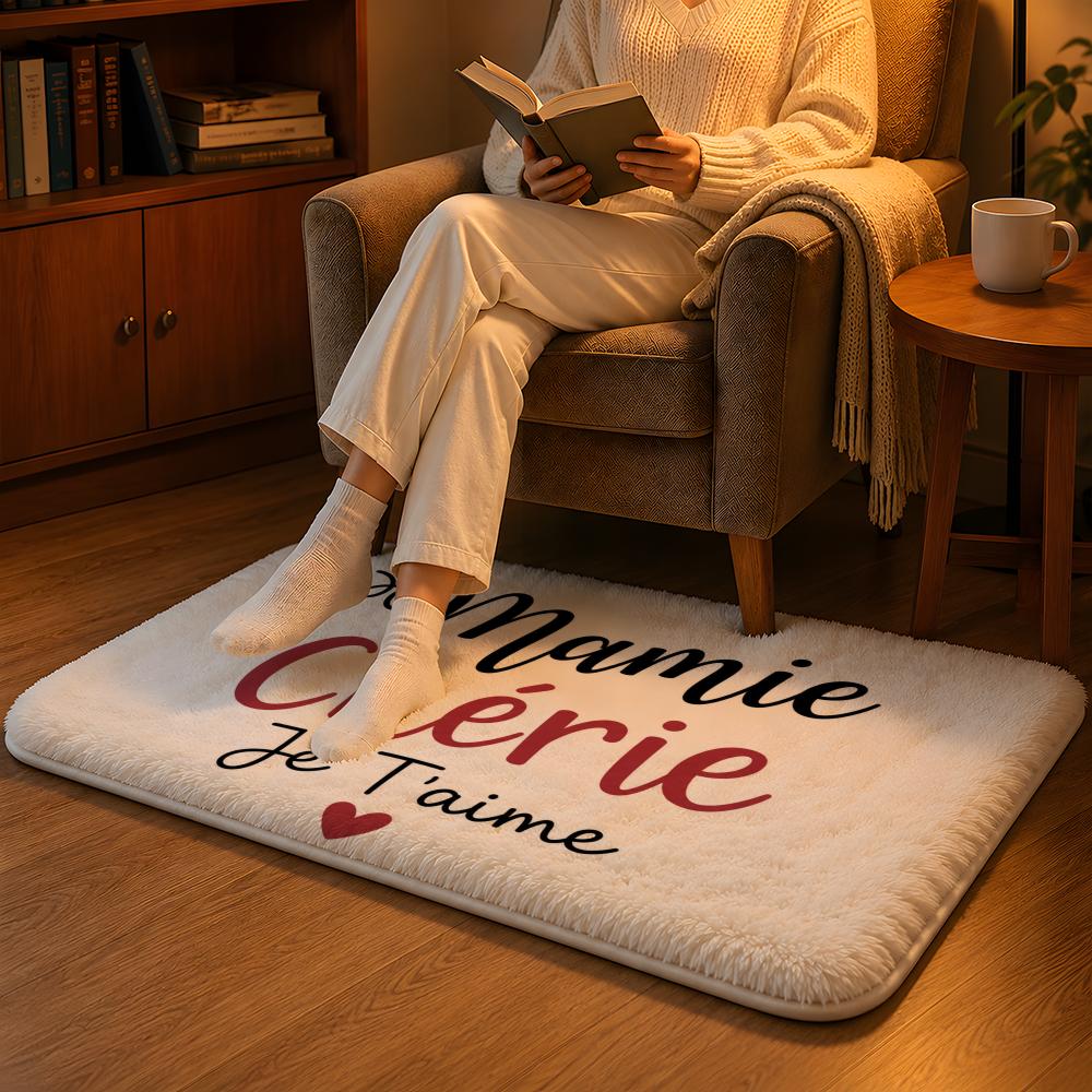 Home Textiles Notes - Mamie Love Notes Tappetino in morbido