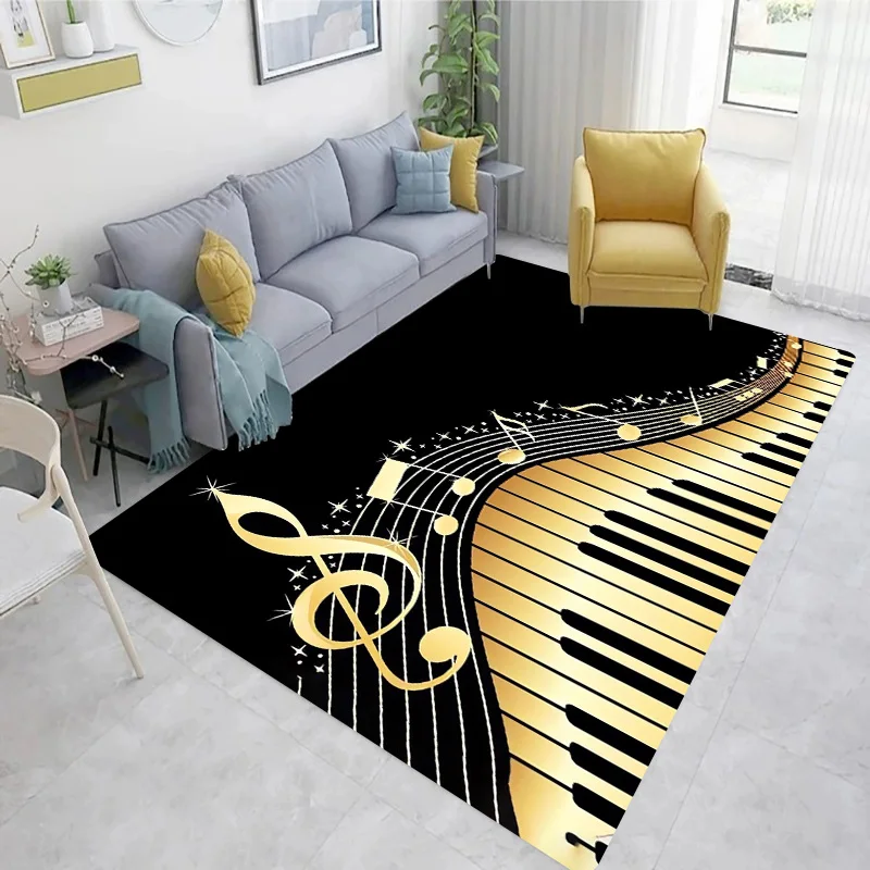 Pianoforte Tasti in bianco e n - Home Textiles Notes recensione e prezzo