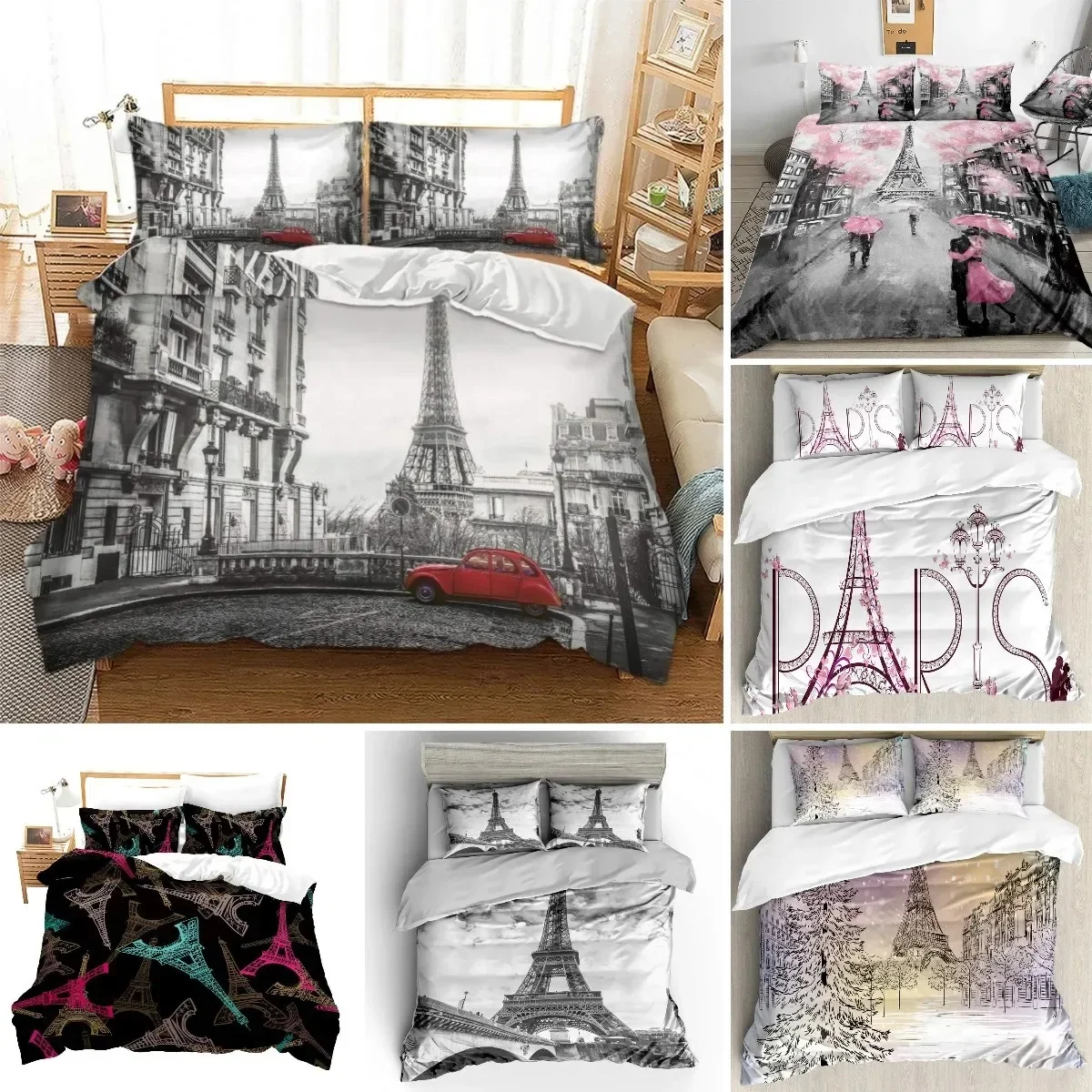 Tema Torre Eiffel Parigi Comod - Home Textiles Paris recensione e prezzo