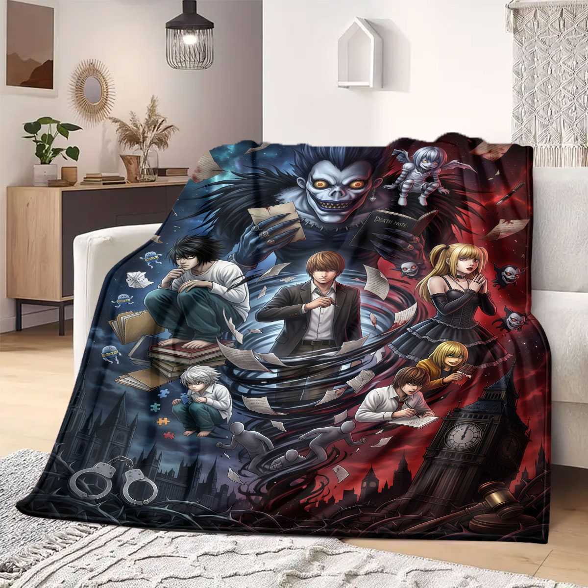 Coperta in flanella Death Note - Home Textiles Notes recensione e prezzo